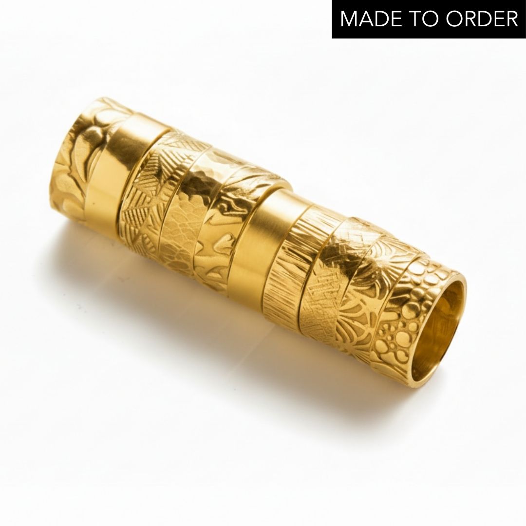 18ct Gold Wedding Ring For Man Or Woman - Choose Your Width, Size, Pattern