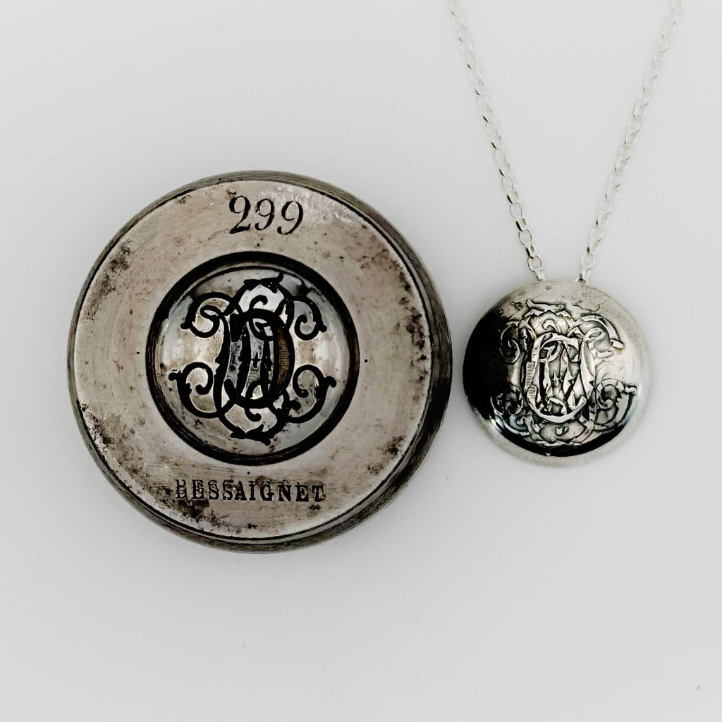 impression die with necklace made from impression die for jewellery sustainable Nottingham