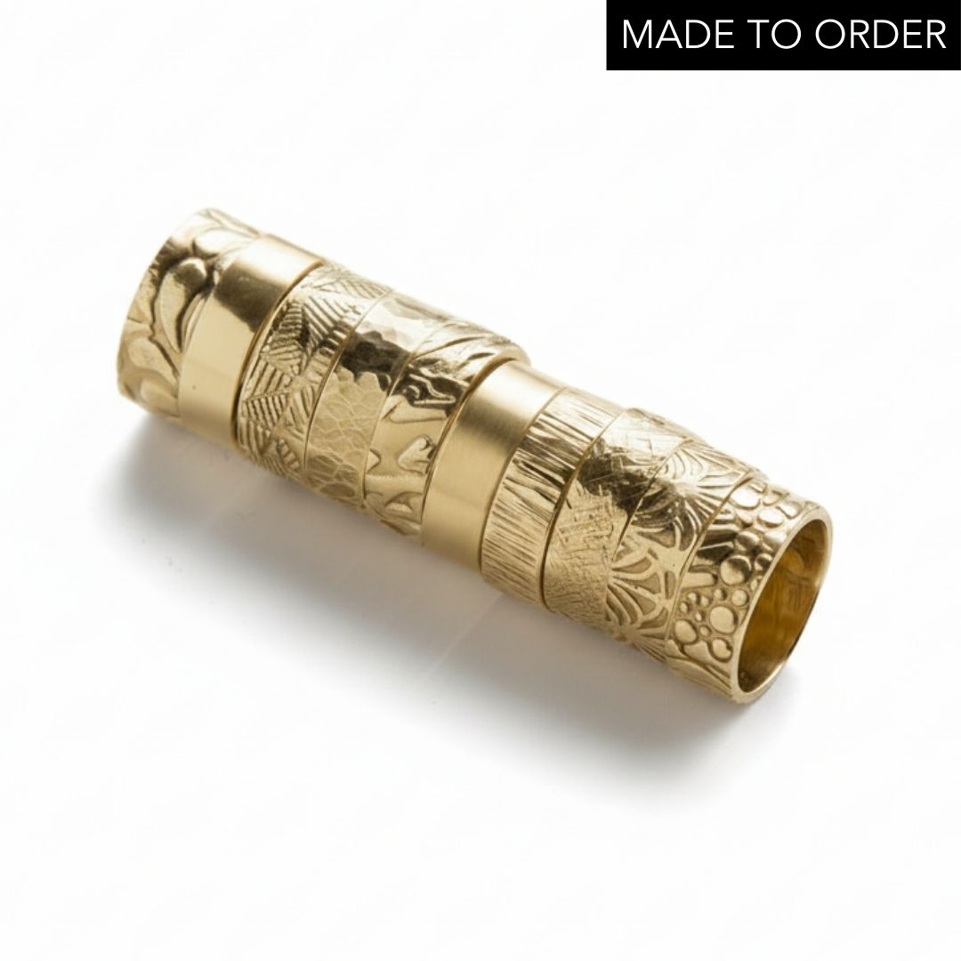 9ct Gold Wedding Ring For Man Or Woman - Choose Your Width, Size, Pattern