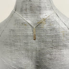 'Bar Bark' Sterling Silver Necklace For Man Or Woman