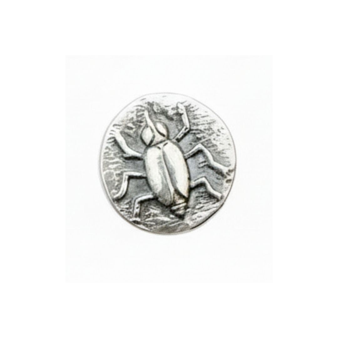 sterling 925 silver beetle jewellery bespoke handmade jewellery made in Nottingham by Bottlebee
