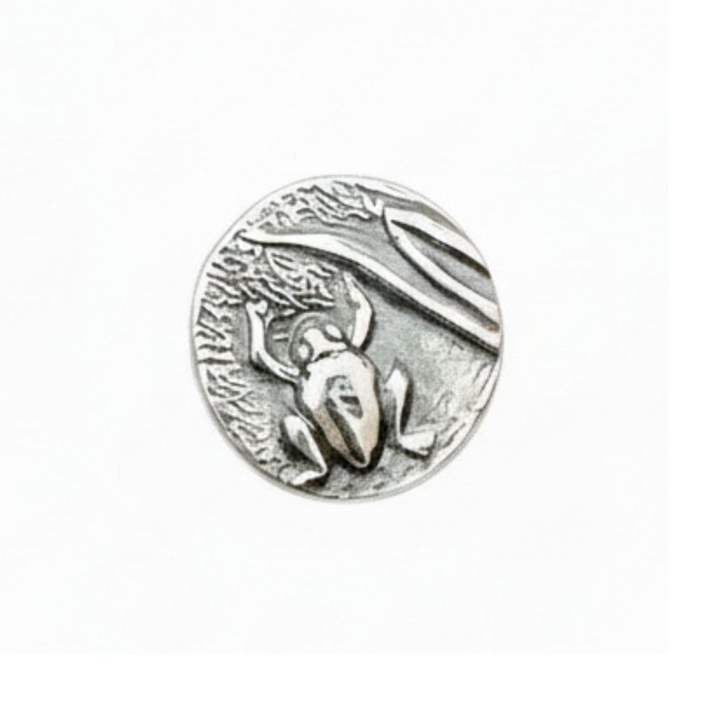 sterling 925 silver frog jewellery bespoke handmade jewellery made in Nottingham by Bottlebee