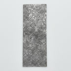 Ocean texture pattern plate to make silver and gold jeweller handmade by Bottlebee who makes sustainable bespoke jewellery in Nottingham