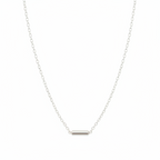 'Roll Over' Sterling Silver Delicate Necklace
