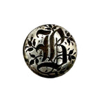 b silver personalised initial jewellery housewarming gift handmade by bottlebee in nottingham