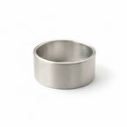 Handmade sustainable sterling silver wedding band for man woman made in Nottingham by Bottlebee