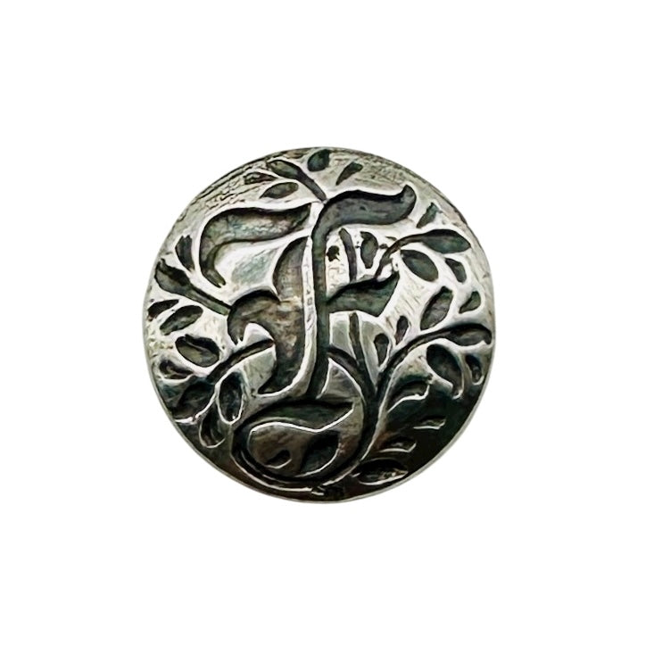 f silver personalised initial jewellery housewarming gift handmade by bottlebee in nottingham