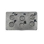 steel unique die to make bespoke sustainable personalised jewellery made by bottlebee in nottingham