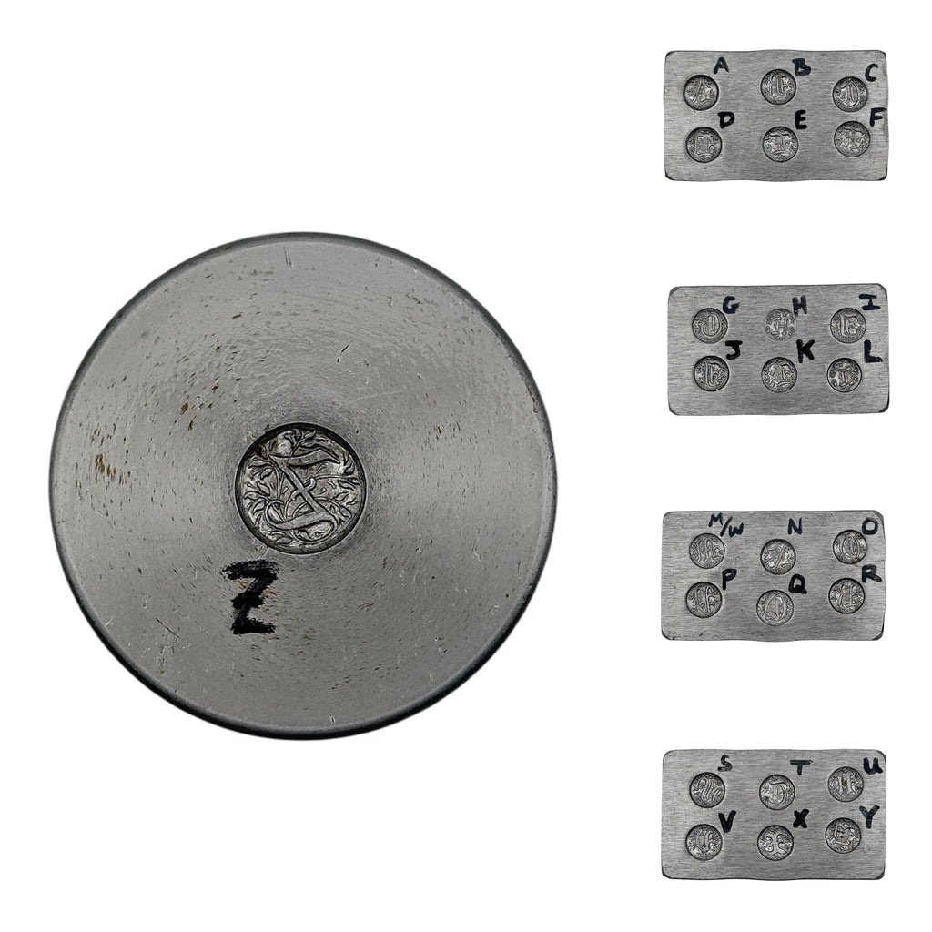 steel dies to make bespoke sustainable personalised jewellery made by bottlebee in nottingham