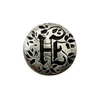 h silver personalised initial jewellery housewarming gift handmade by bottlebee in nottingham