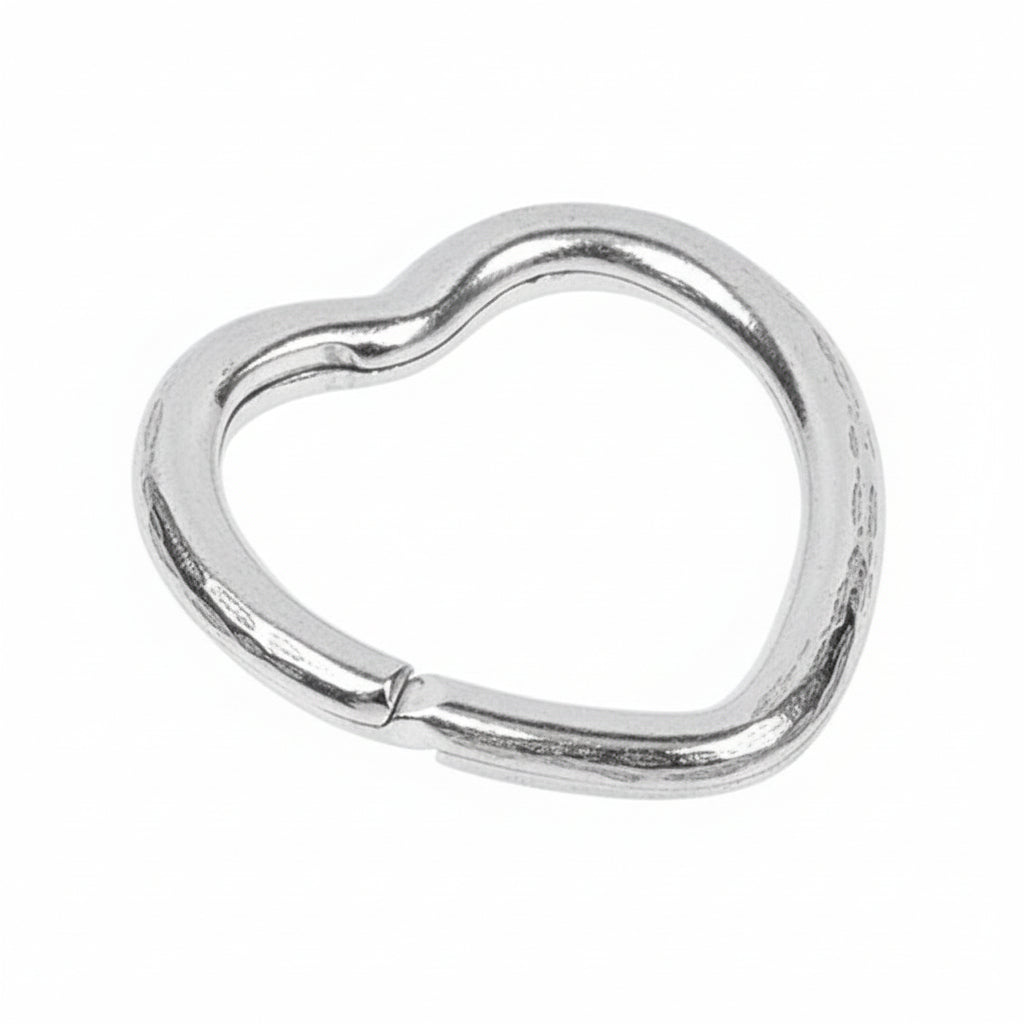 sterling silver heart keyring for a housewarming gift for her or him
