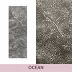 steel pattern texture plate with a ocean like design used by Bottlebee in Nottingham to make sustainable and bespoke silver and gold jewellery