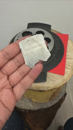 video how the silver and gold paperclip chain necklace was handmade by Bottlebee who makes jewellery in Nottingham is a sustainable bespoke way