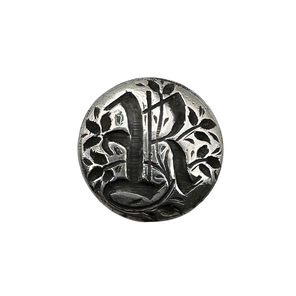 r silver personalised initial jewellery housewarming gift handmade by bottlebee in nottingham