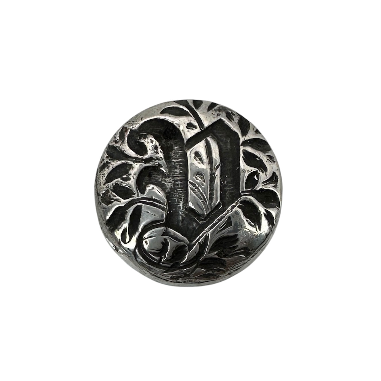 v silver personalised initial jewellery housewarming gift handmade by bottlebee in nottingham